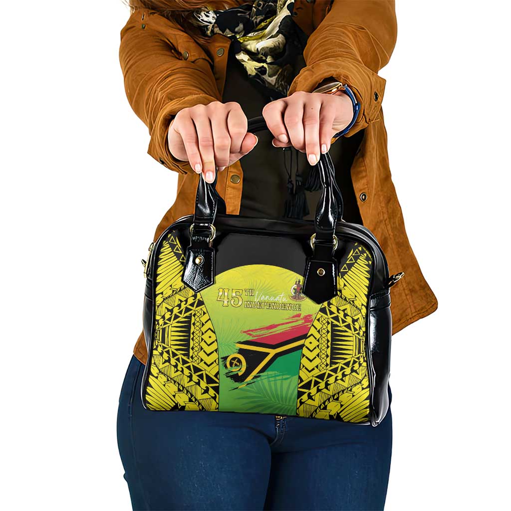 Vanuatu 45th Independence Shoulder Handbag Special Style - Polynesian Pride