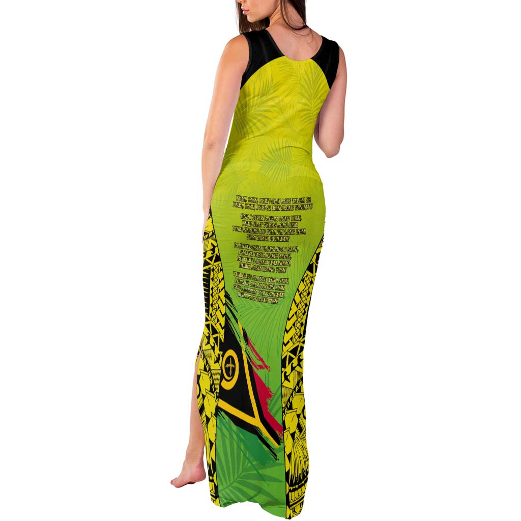 Vanuatu 45th Independence Tank Maxi Dress Special Style - Polynesian Pride
