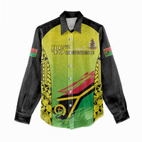 Vanuatu 45th Independence Women Casual Shirt Special Style - Polynesian Pride