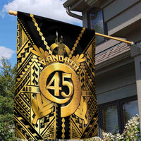 Vanuatu 45th Anniversary Of Independence Garden Flag Gold Style - Polynesian Pride