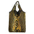 Vanuatu 45th Anniversary Of Independence Grocery Bag Gold Style - Polynesian Pride