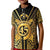 Vanuatu 45th Anniversary Of Independence Kid Polo Shirt Gold Style - Polynesian Pride