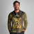 Vanuatu 45th Anniversary Of Independence Long Sleeve Polo Shirt Gold Style - Polynesian Pride