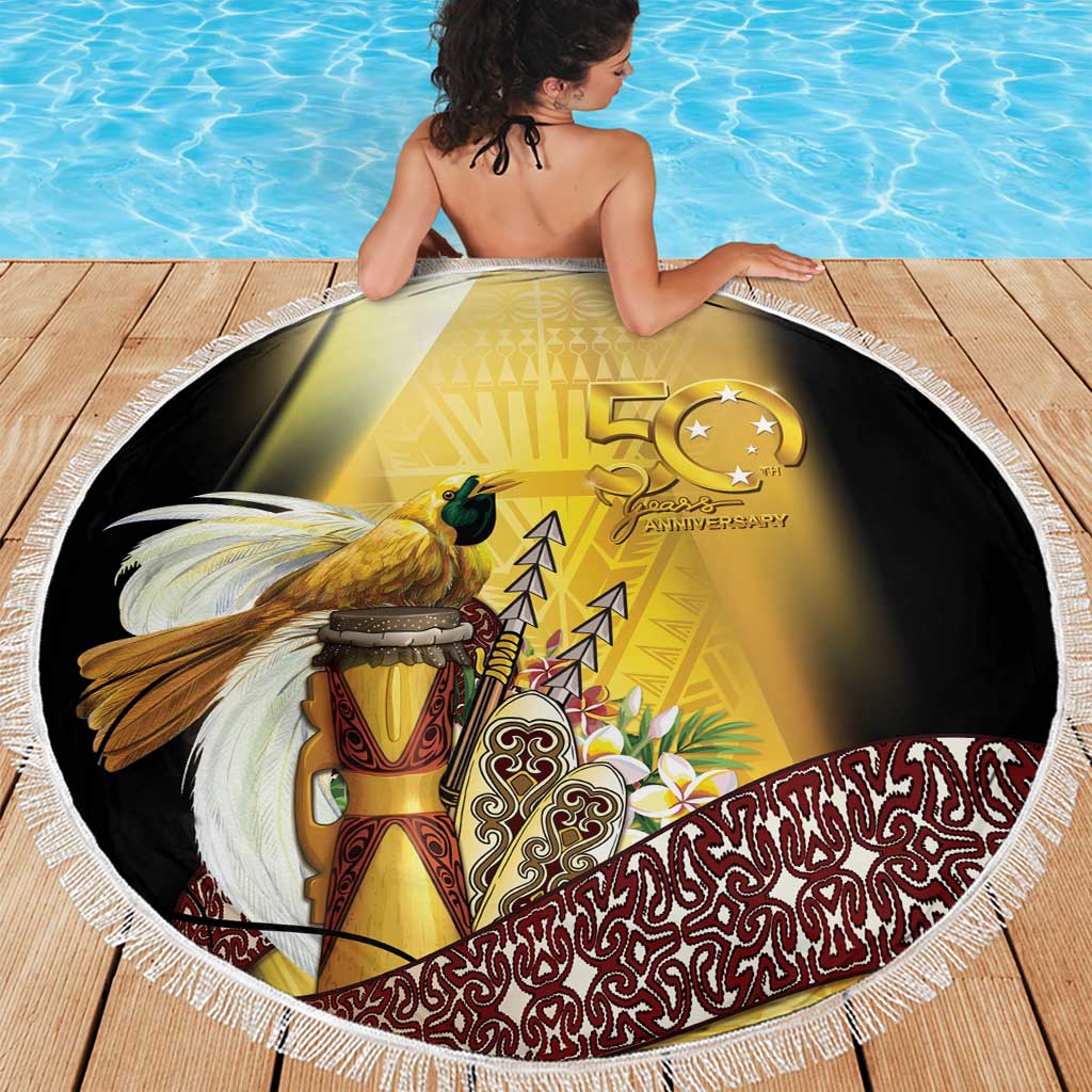 Papua New Guinea Beach Blanket 50 Years Of Independence - Polynesian Pride