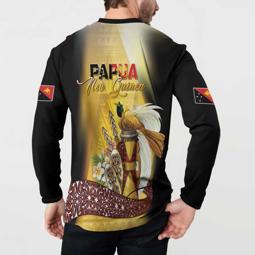 Papua New Guinea Button Sweatshirt 50 Years Of Independence - Polynesian Pride