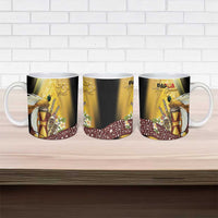 Papua New Guinea Ceramic Mug 50 Years Of Independence - Polynesian Pride