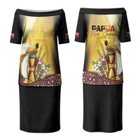 Papua New Guinea Couples Matching Puletasi and Hawaiian Shirt Independence Day Unique Style LT05 - Polynesian Pride