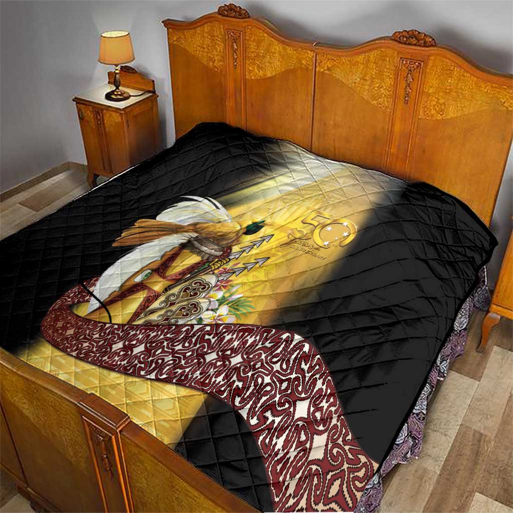 Papua New Guinea Quilt 50 Years Of Independence - Polynesian Pride
