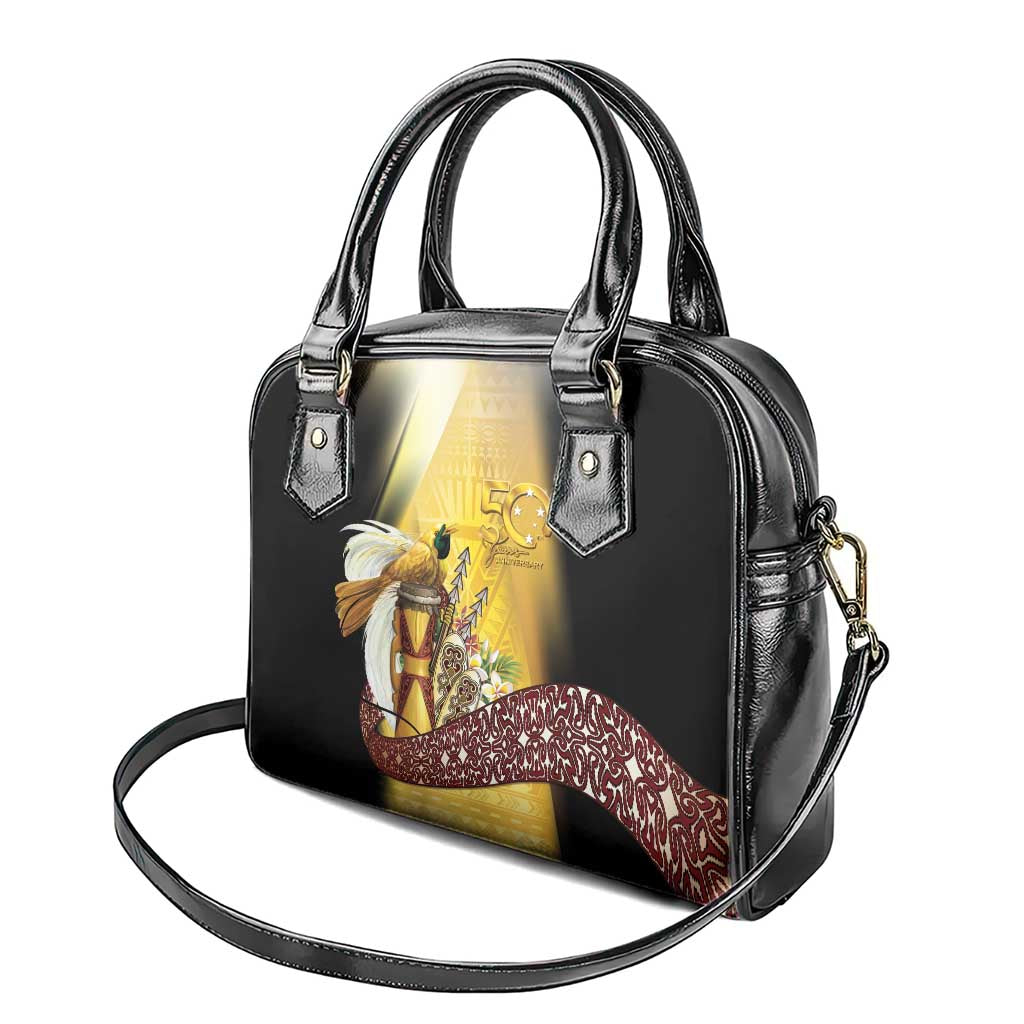 Papua New Guinea Shoulder Handbag 50 Years Of Independence - Polynesian Pride