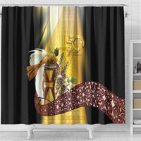 Papua New Guinea Shower Curtain 50 Years Of Independence - Polynesian Pride