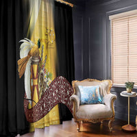 Papua New Guinea Window Curtain 50 Years Of Independence - Polynesian Pride