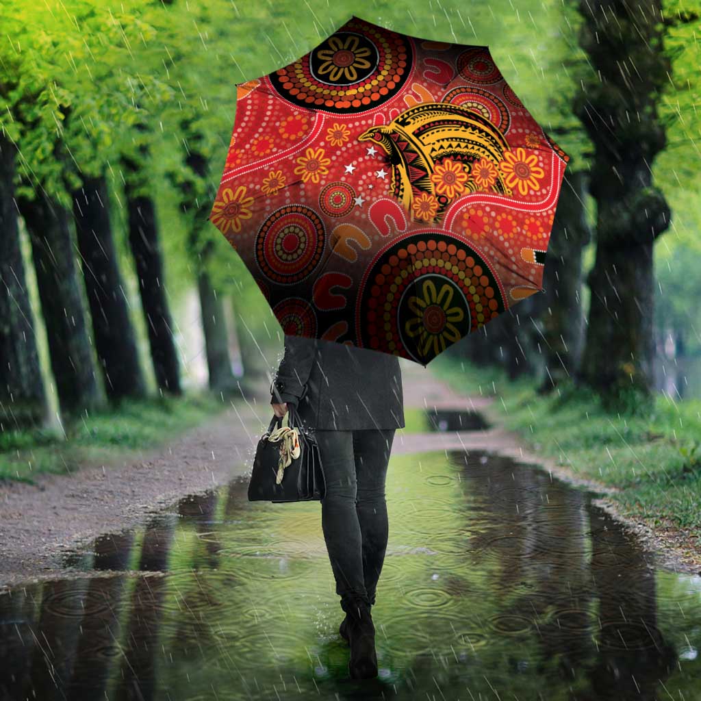 Papua New Guinea Umbrella Birds Of Paradise With Aboriginal Pattern - Polynesian Pride