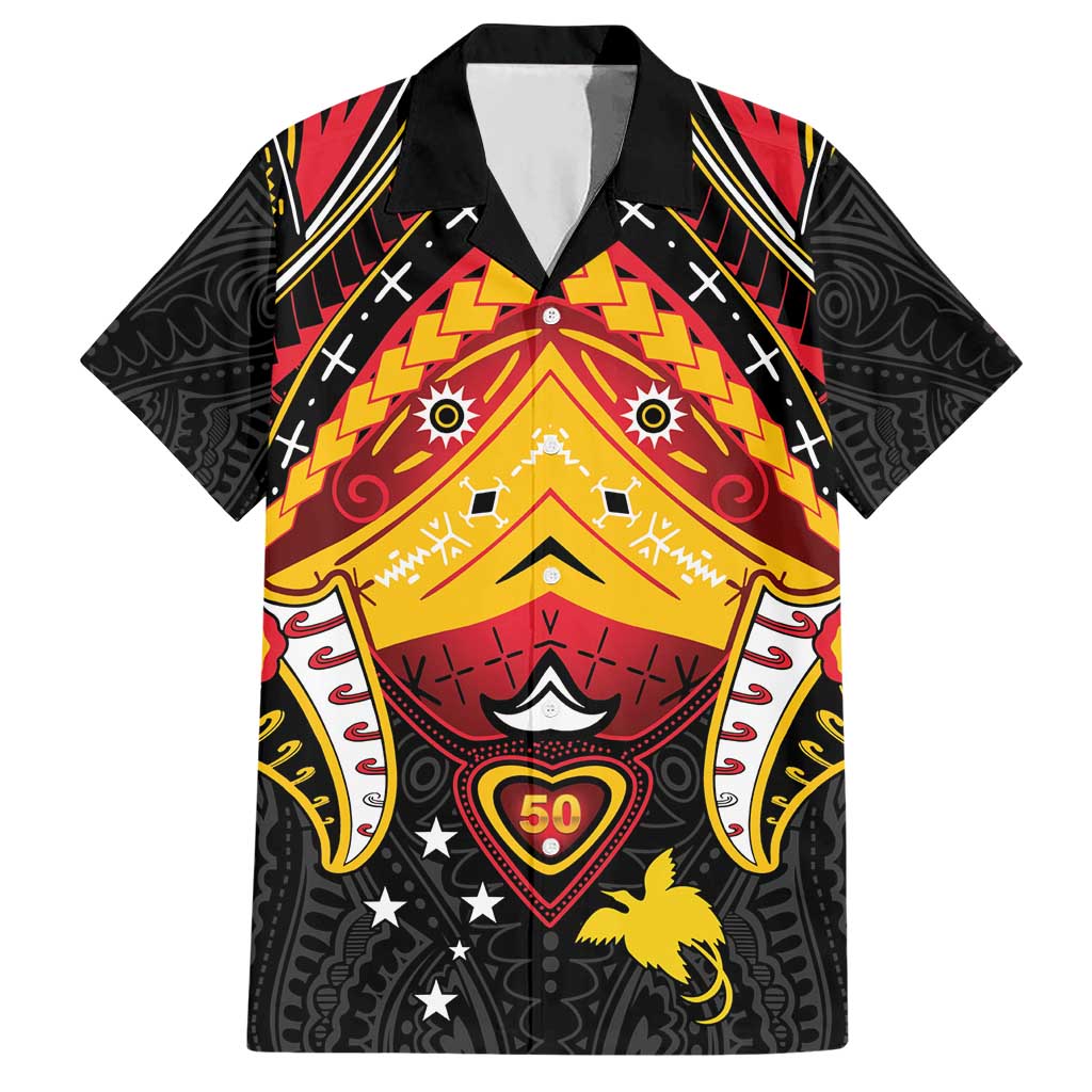 Papua New Guinea Independence Day Hawaiian Shirt Tribal Mask - Polynesian Pride