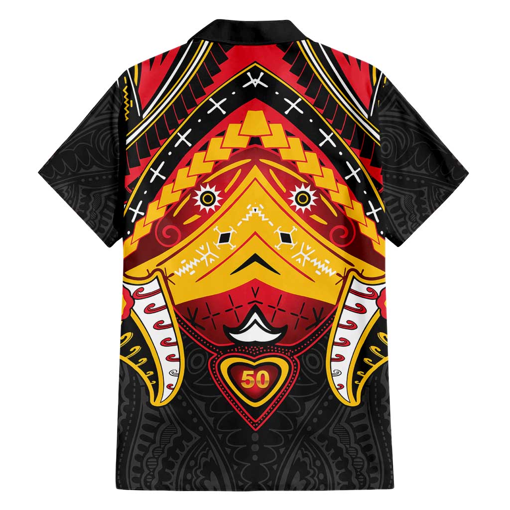 Papua New Guinea Independence Day Hawaiian Shirt Tribal Mask - Polynesian Pride