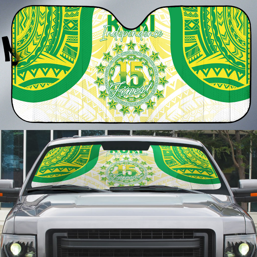Kuki Independence 2026 Auto Sun Shade Cook Islands 15 Finest White Version