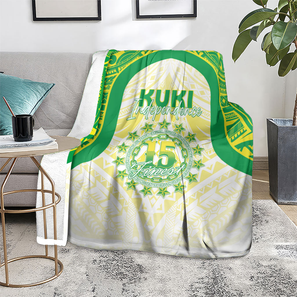 Kuki Independence 2026 Blanket Cook Islands 15 Finest White Version