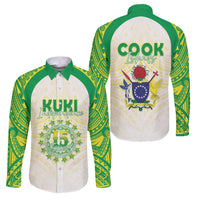 Kuki Independence 2026 Family Matching Puletasi and Hawaiian Shirt Cook Islands 15 Finest White Version