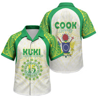 Kuki Independence 2026 Family Matching Tank Maxi Dress and Hawaiian Shirt Cook Islands 15 Finest White Version LT05 Son's Shirt White - Polynesian Pride