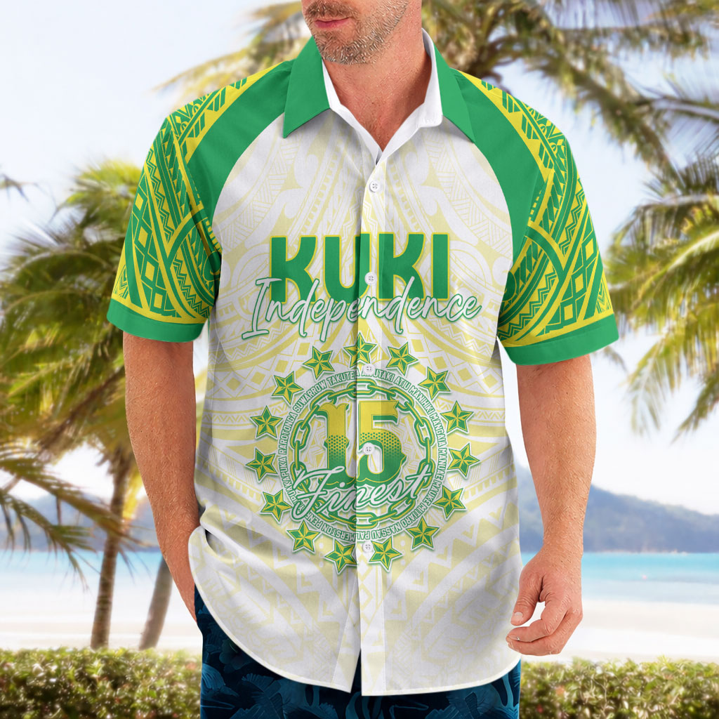 Kuki Independence 2026 Hawaiian Shirt Cook Islands 15 Finest White Version