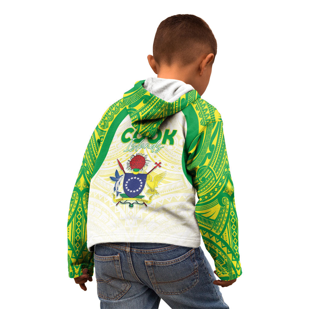 Kuki Independence 2026 Kid Hoodie Cook Islands 15 Finest White Version