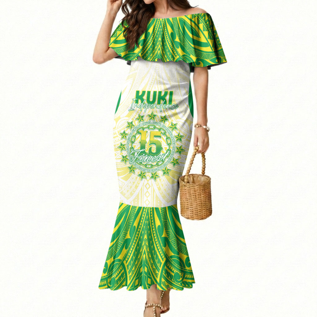 Kuki Independence 2026 Mermaid Dress Cook Islands 15 Finest White Version