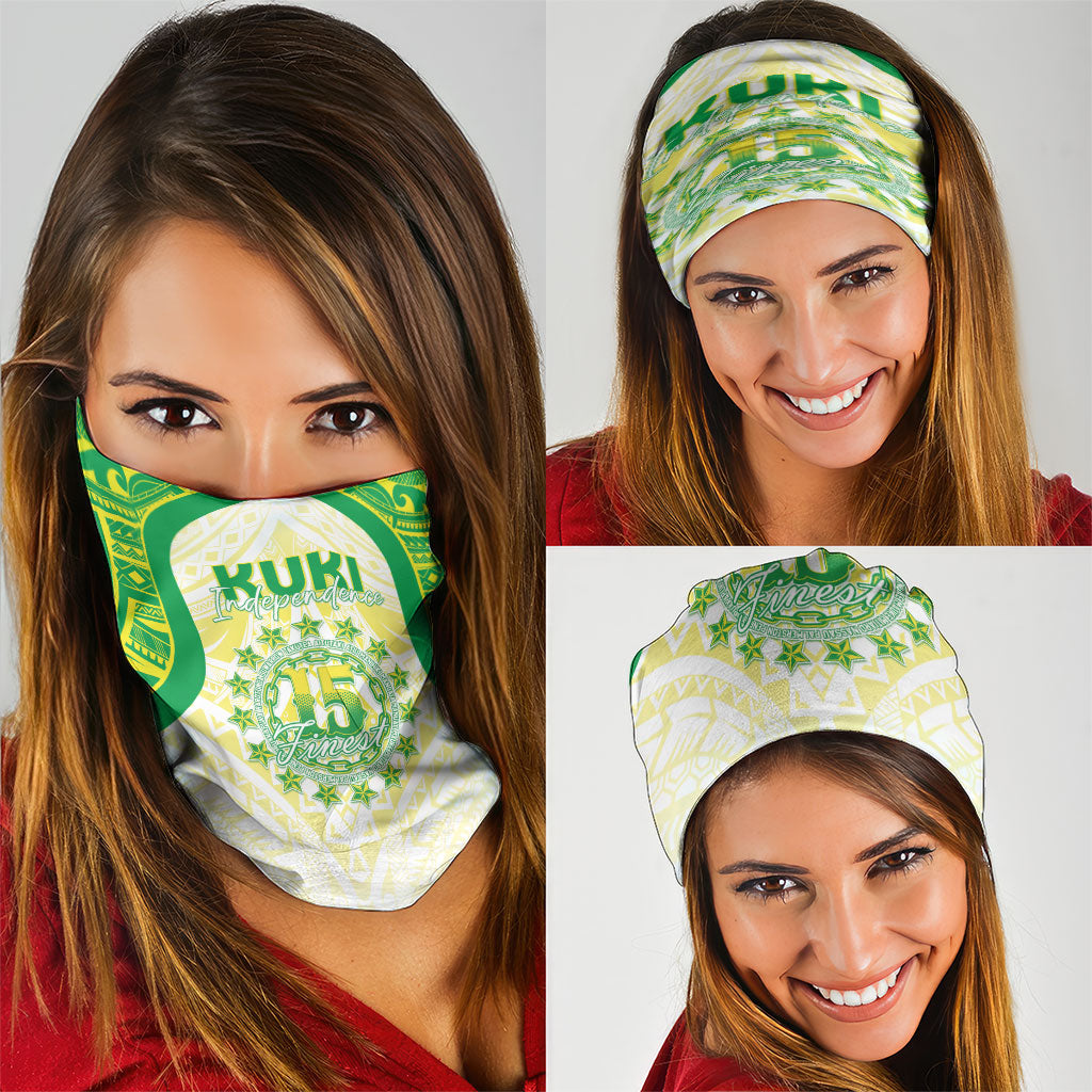 Kuki Independence 2026 Neck Gaiter Cook Islands 15 Finest White Version