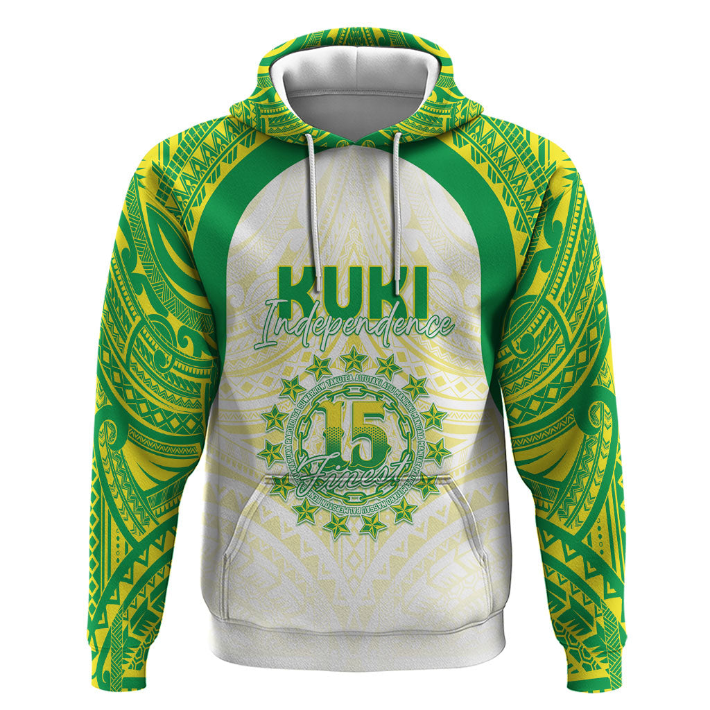 Kuki Independence 2026 Zip Hoodie Cook Islands 15 Finest White Version