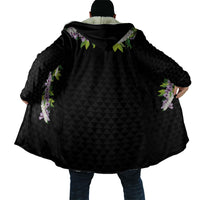 Hawaii Statehood Day Cloak Kakau Pattern With Maile Pikake Honohono Lei LT05 - Polynesian Pride