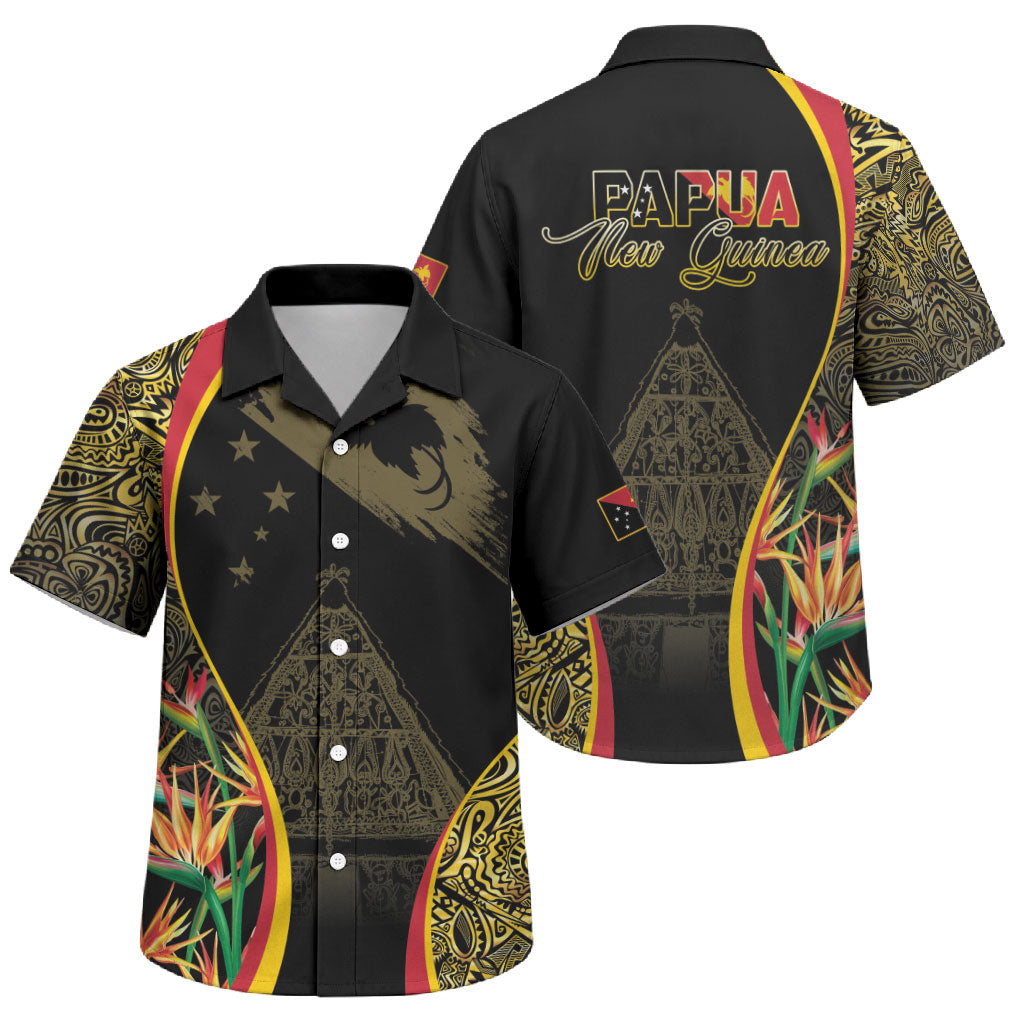 Papua New Guinea Hapi De Bilong Indipendens Family Matching Long Sleeve Bodycon Dress and Hawaiian Shirt Special Style LT05 Son's Shirt Black - Polynesian Pride