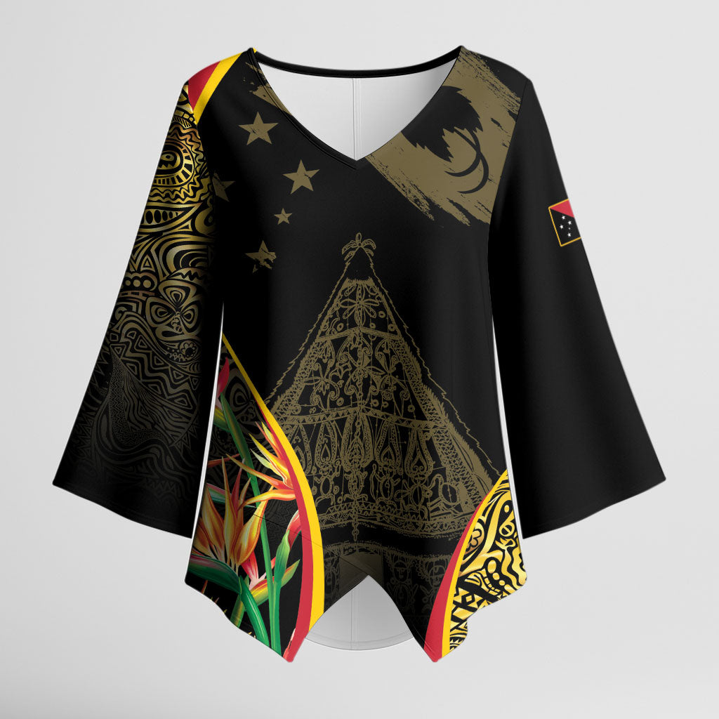 Papua New Guinea Hapi De Bilong Indipendens Kimono Sleeve Blouse Special Style