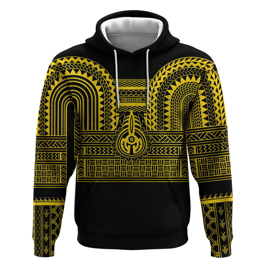Philippines Filipinos Hoodie Igorot Tribal Pattern Black
