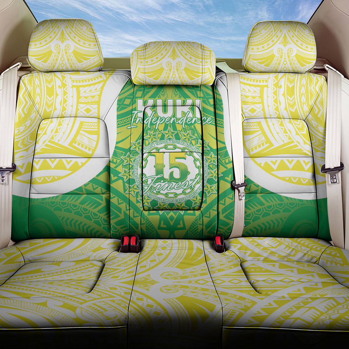 Kuki Independence 2026 Back Car Seat Cover Cook Islands 15 Finest Green Version