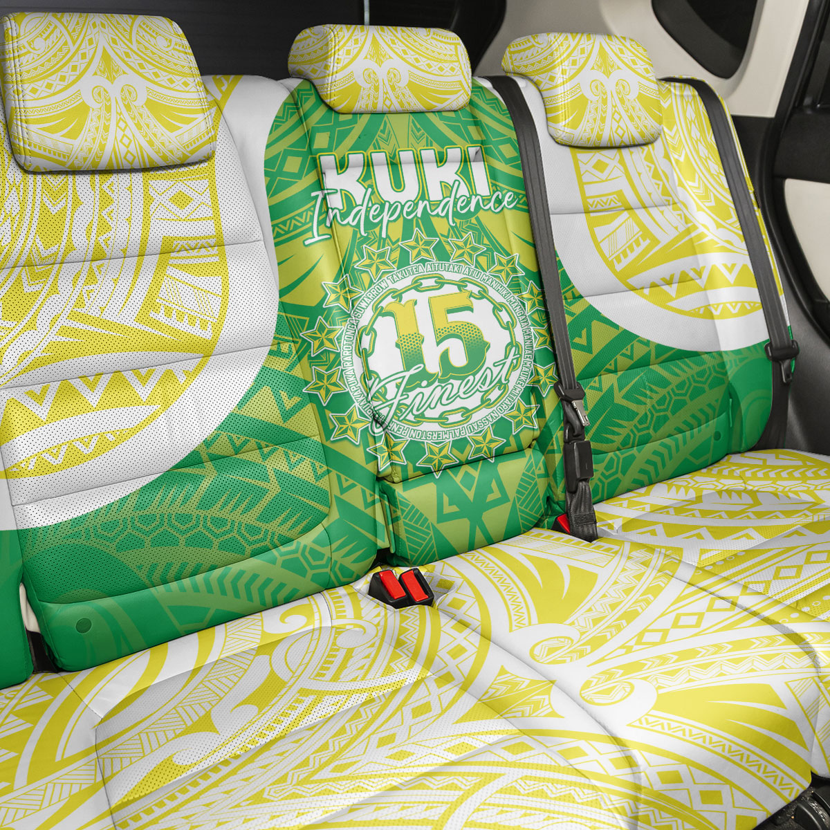 Kuki Independence 2026 Back Car Seat Cover Cook Islands 15 Finest Green Version