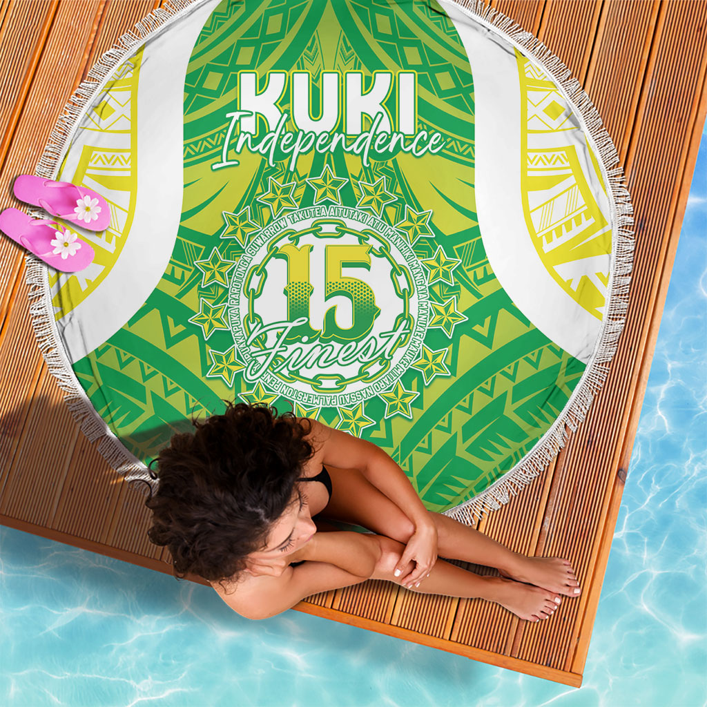 Kuki Independence 2026 Beach Blanket Cook Islands 15 Finest Green Version