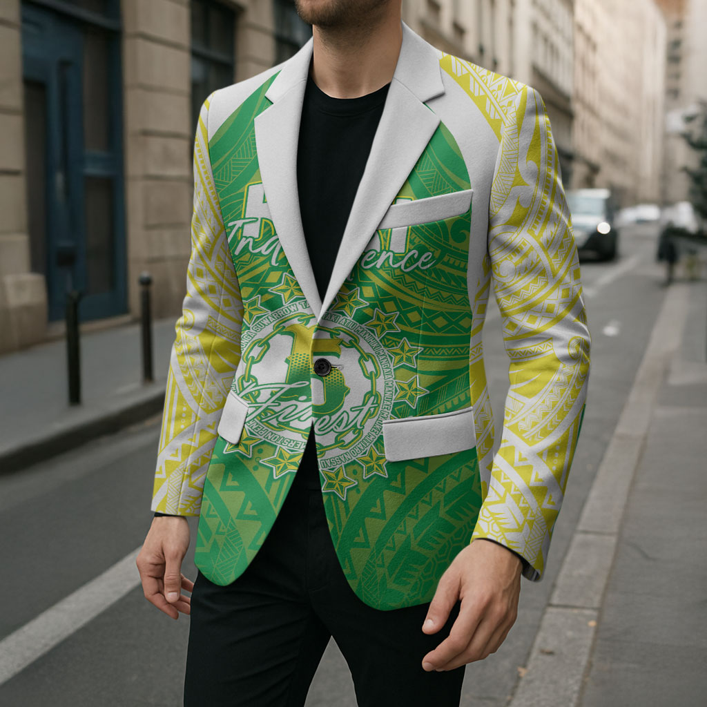 Kuki Independence 2026 Blazer Cook Islands 15 Finest Green Version