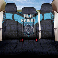 Fiji Kaiviti Rugby Back Car Seat Cover Fiji Tapa Pattern LT05 One Size Blue - Polynesian Pride