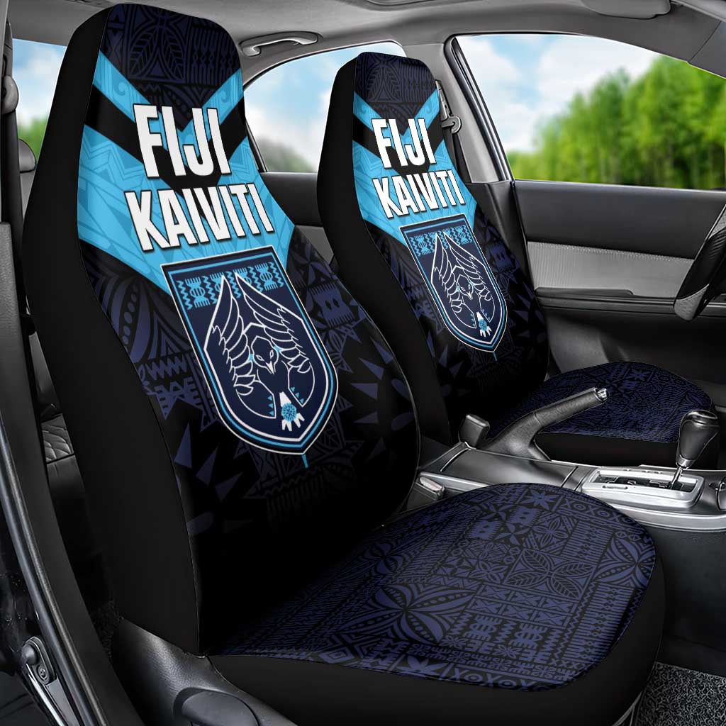 Fiji Kaiviti Rugby Car Seat Cover Fiji Tapa Pattern LT05 - Polynesian Pride