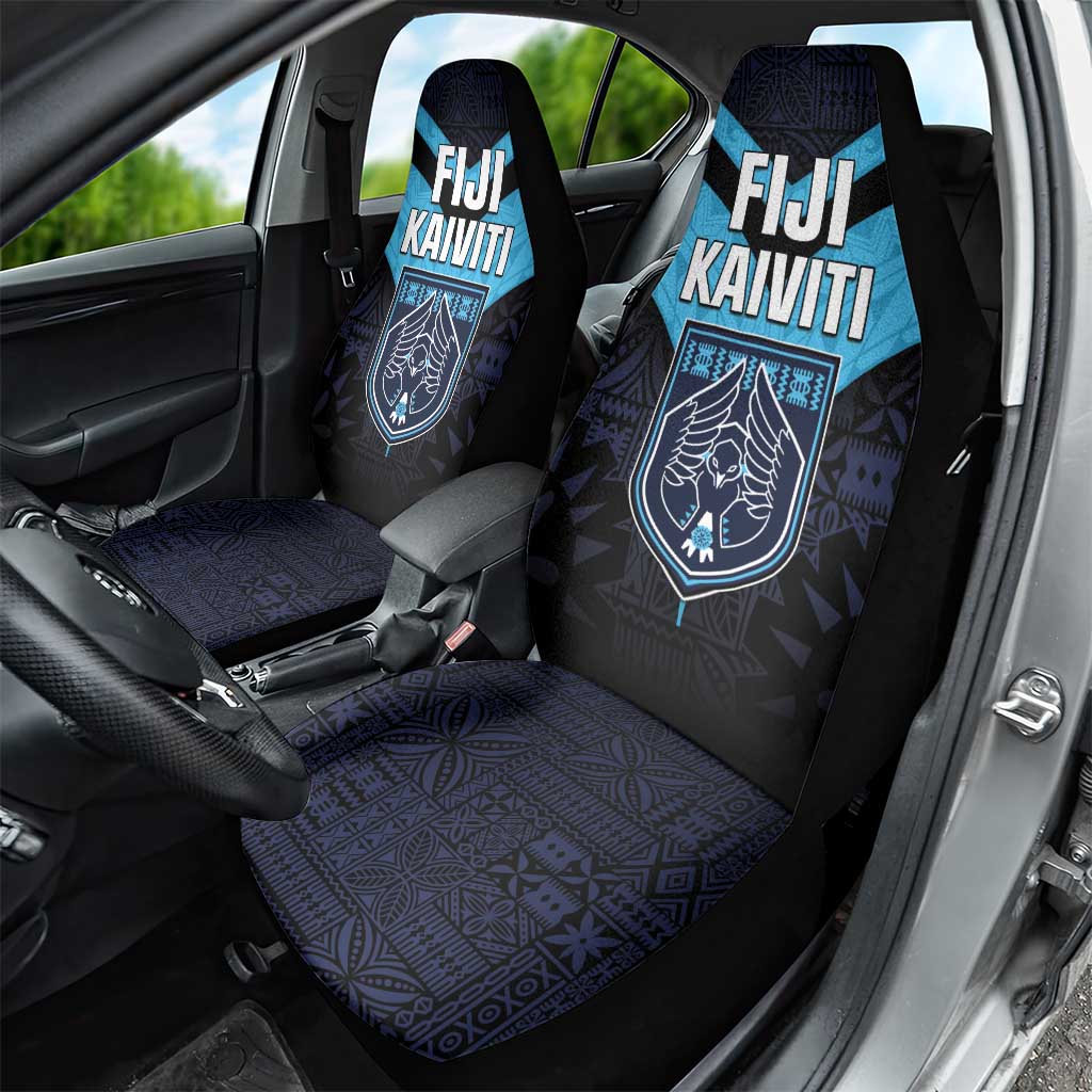Fiji Kaiviti Rugby Car Seat Cover Fiji Tapa Pattern LT05 - Polynesian Pride