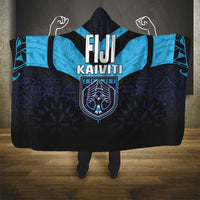 Fiji Kaiviti Rugby Hooded Blanket Fiji Tapa Pattern LT05 - Polynesian Pride
