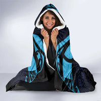Fiji Kaiviti Rugby Hooded Blanket Fiji Tapa Pattern LT05 - Polynesian Pride