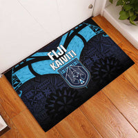 Fiji Kaiviti Rugby Rubber Doormat Fiji Tapa Pattern LT05 - Polynesian Pride