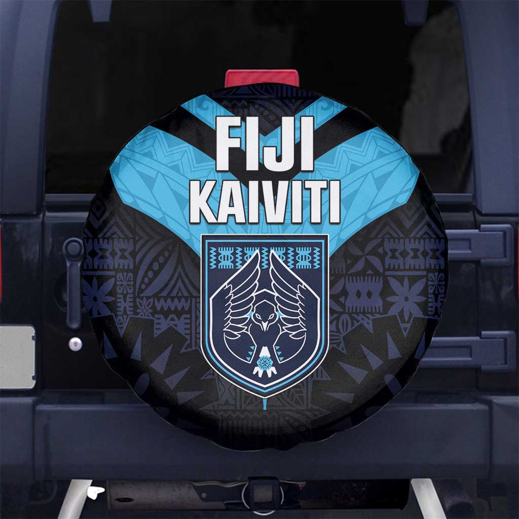 Fiji Kaiviti Rugby Spare Tire Cover Fiji Tapa Pattern LT05 - Polynesian Pride