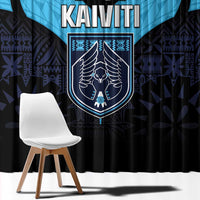 Fiji Kaiviti Rugby Window Curtain Fiji Tapa Pattern