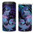 Hawaii Makahiki Turtle Can Cooler Tumbler Spiral Polynesian Tattoo