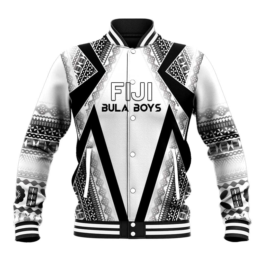 Custom Bula Fiji Football Baseball Jacket Go Champions - Polynesian Pride