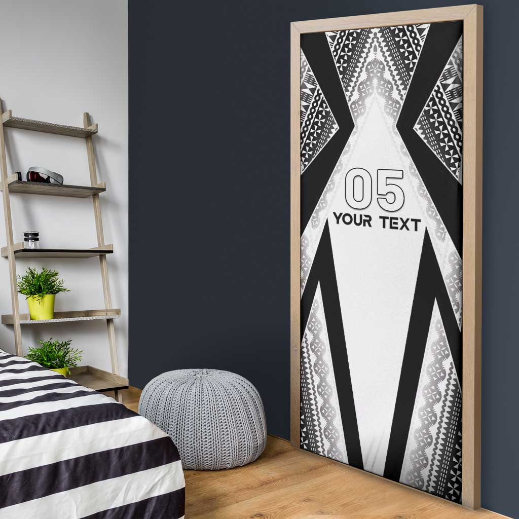 Custom Bula Fiji Football Door Cover Go Champions - Polynesian Pride