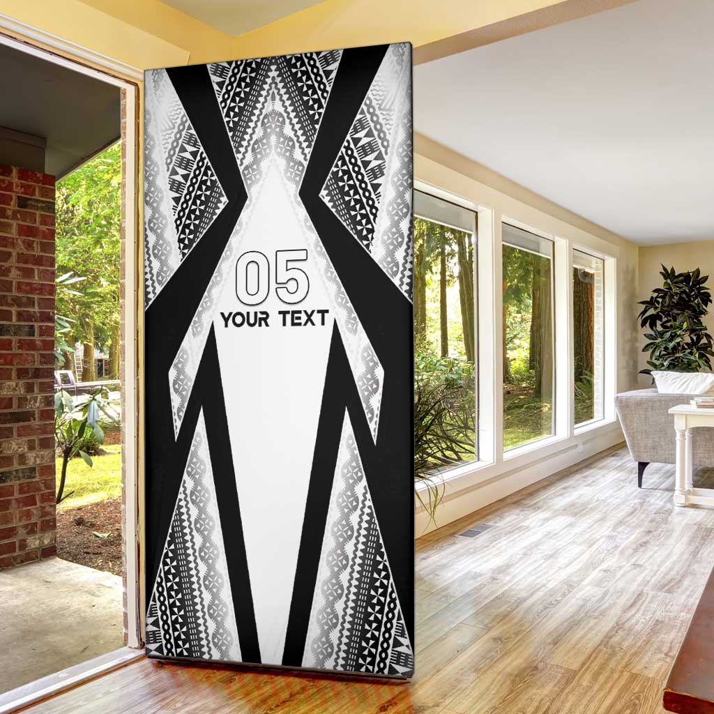 Custom Bula Fiji Football Door Cover Go Champions - Polynesian Pride