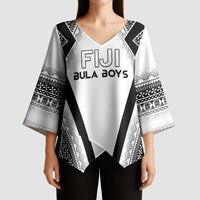 Custom Bula Fiji Football Kimono Sleeve Blouse Go Champions - Polynesian Pride
