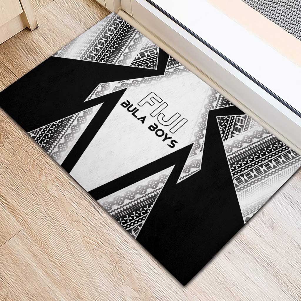 Bula Fiji Football Rubber Doormat Go Champions - Polynesian Pride