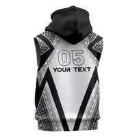 Custom Bula Fiji Football Sleeveless Hoodie Go Champions - Polynesian Pride